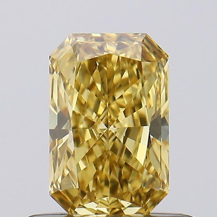 0.52 Ct. Fancy Intense Yellow Radiant Lab Grown Diamond