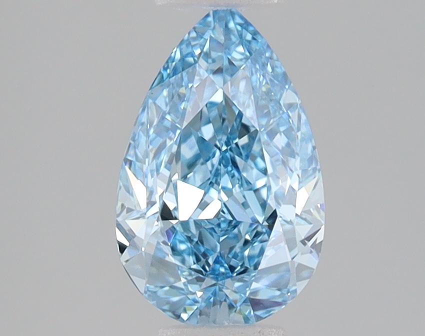 1.19 Ct. Fancy Vivid Blue Pear Lab Grown Diamond