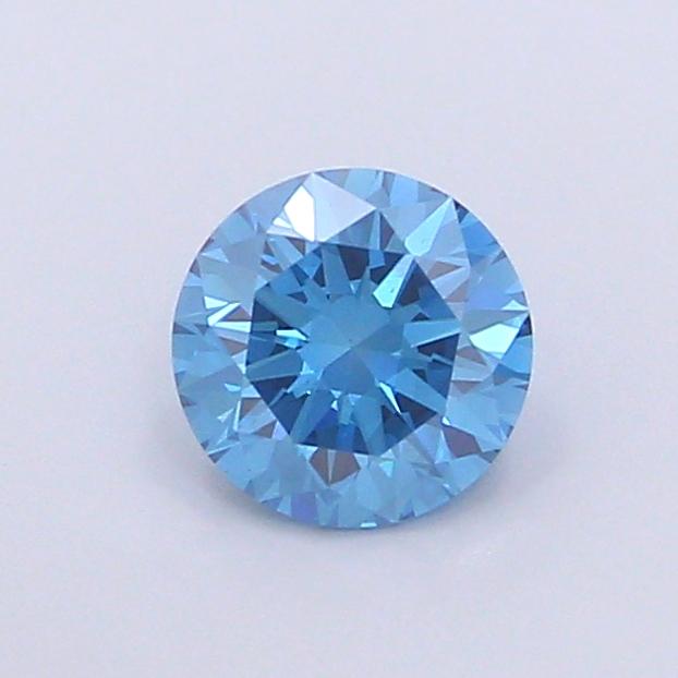 1.09 Ct. Fancy Vivid Blue Round Lab Grown Diamond