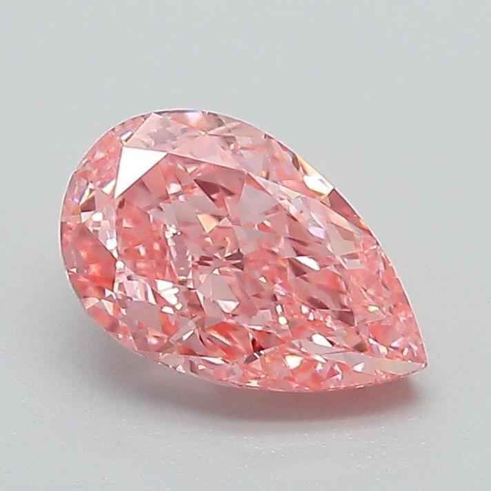 1.16 Ct. Fancy Vivid Pink Pear Lab Grown Diamond