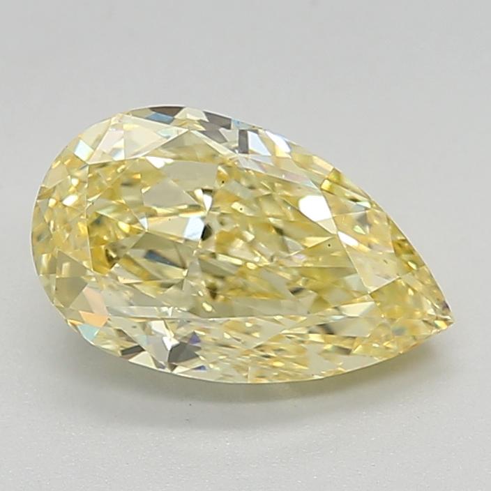 1.82 Ct. Fancy Intense  Yellow Pear Lab Grown Diamond