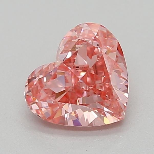 0.46 Ct. Fancy Vivid  Pink Heart Lab Grown Diamond