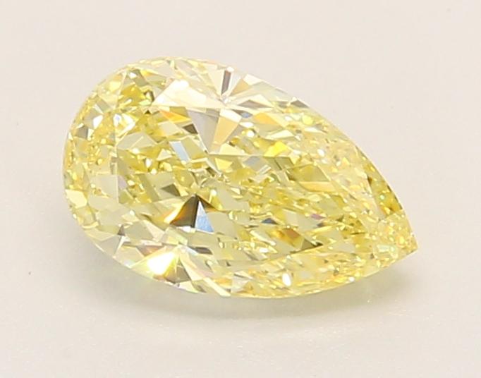 0.99 Ct. Fancy Intense Yellow Pear Lab Grown Diamond