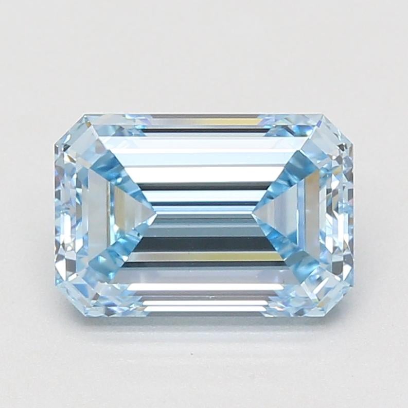 3.03 Ct. Fancy Intense Blue Emerald Lab Grown Diamond