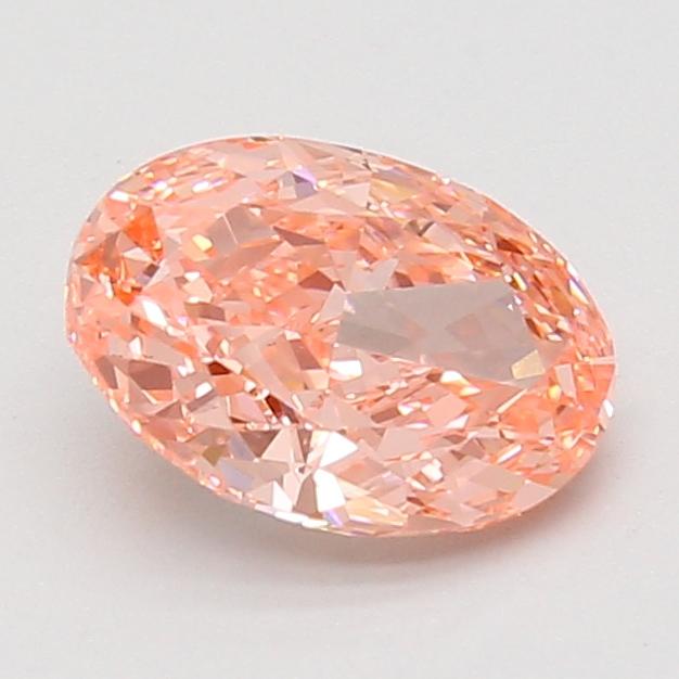 1.73 Ct. Fancy Vivid Pink Oval Lab Grown Diamond