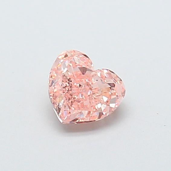 0.55 Ct. Fancy Intense  Pink Heart Lab Grown Diamond