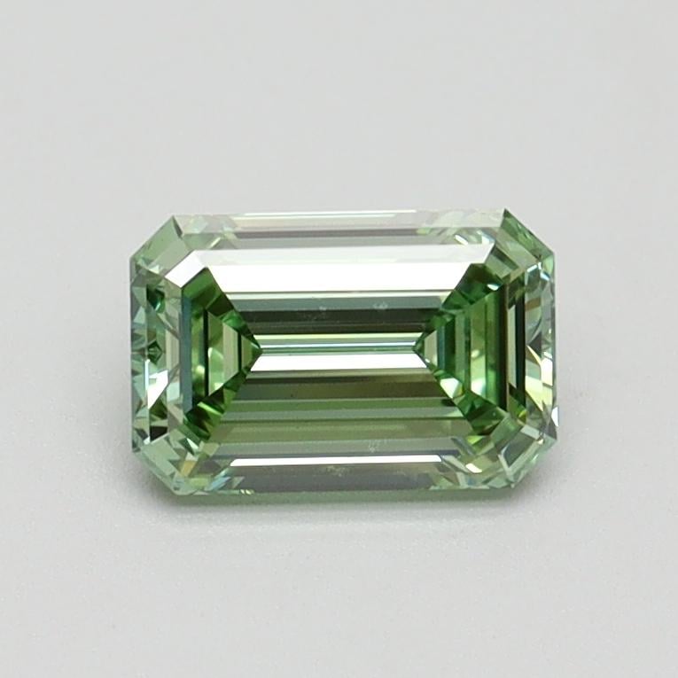 0.75 Ct. Fancy Intense Pacific Green Emerald Lab Grown Diamond