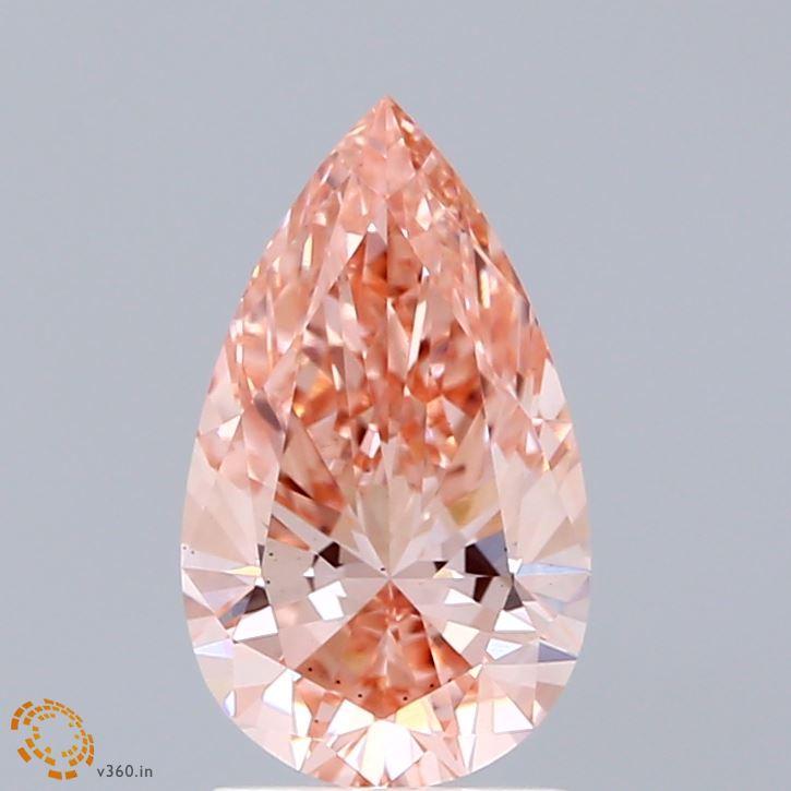 1.50 Ct. Fancy Vivid Pink Pear Lab Grown Diamond