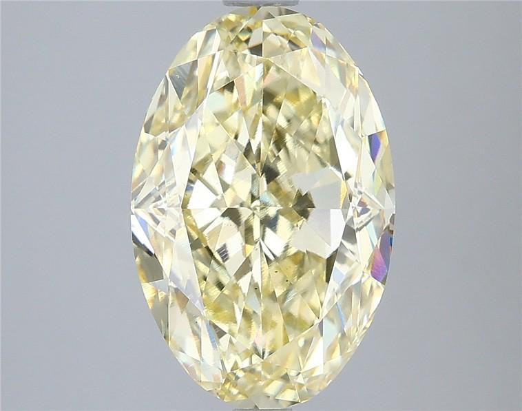5.00 Ct. Fancy Intense Yellow Oval Lab Grown Diamond