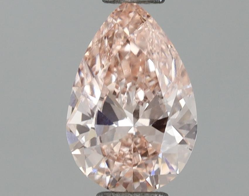 0.53 Ct. Fancy Intense Pink Pear Lab Grown Diamond