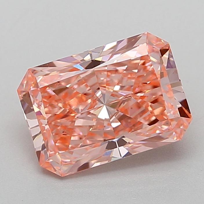 2.00 Ct. Fancy Vivid  Pink Radiant Lab Grown Diamond