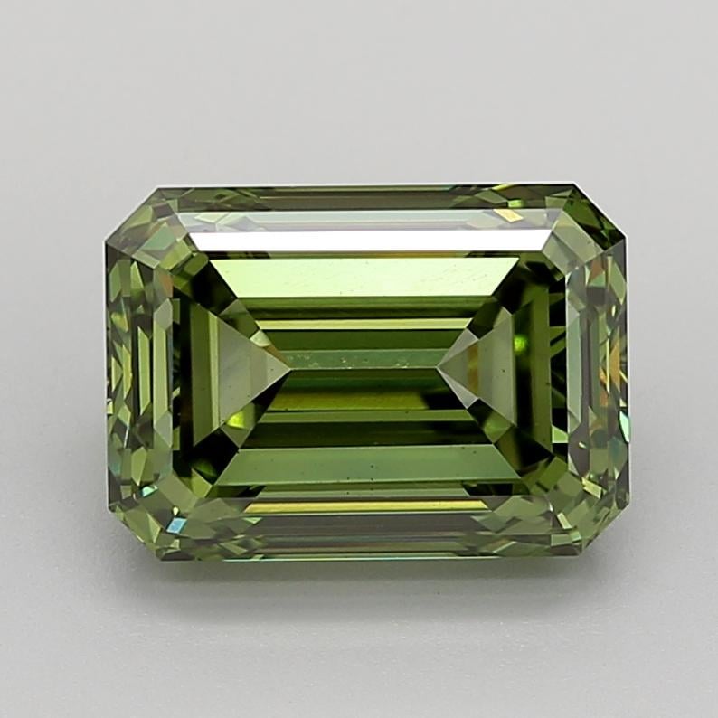 4.50 Ct. Fancy Vivid  Green Emerald Lab Grown Diamond