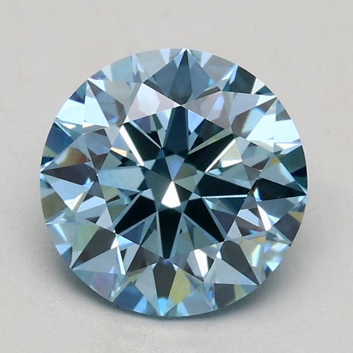 1.07 Ct. Fancy Intense Blue Round Lab Grown Diamond