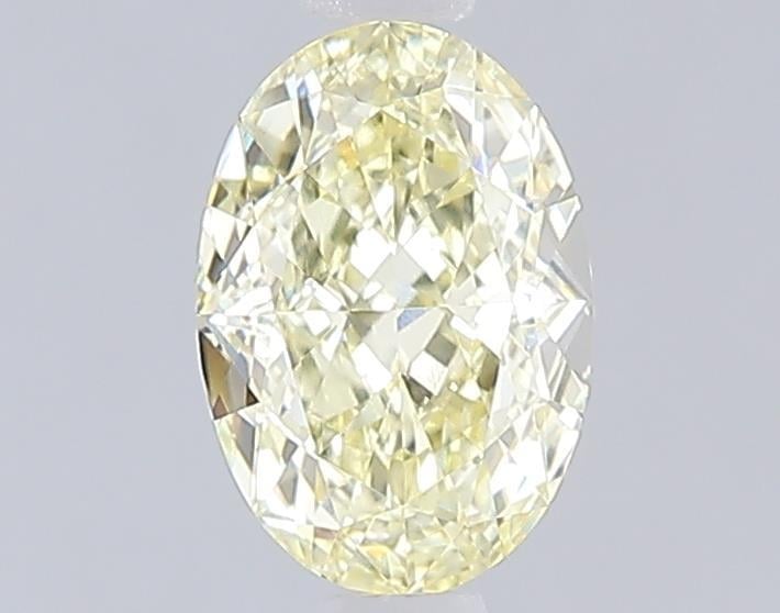1.05 Ct. Fancy Light  Yellow Oval Lab Grown Diamond