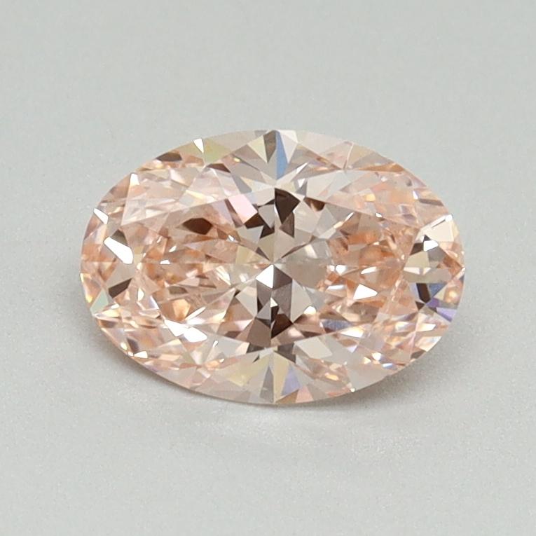 0.80 Ct. Fancy Intense Pink Oval Lab Grown Diamond