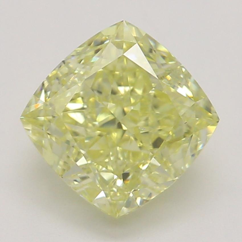 1.02 Ct. Fancy Intense Yellow Cushion Diamond