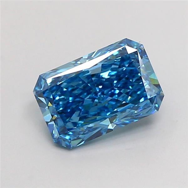 2.03 Ct. Fancy Vivid  Blue Radiant Lab Grown Diamond