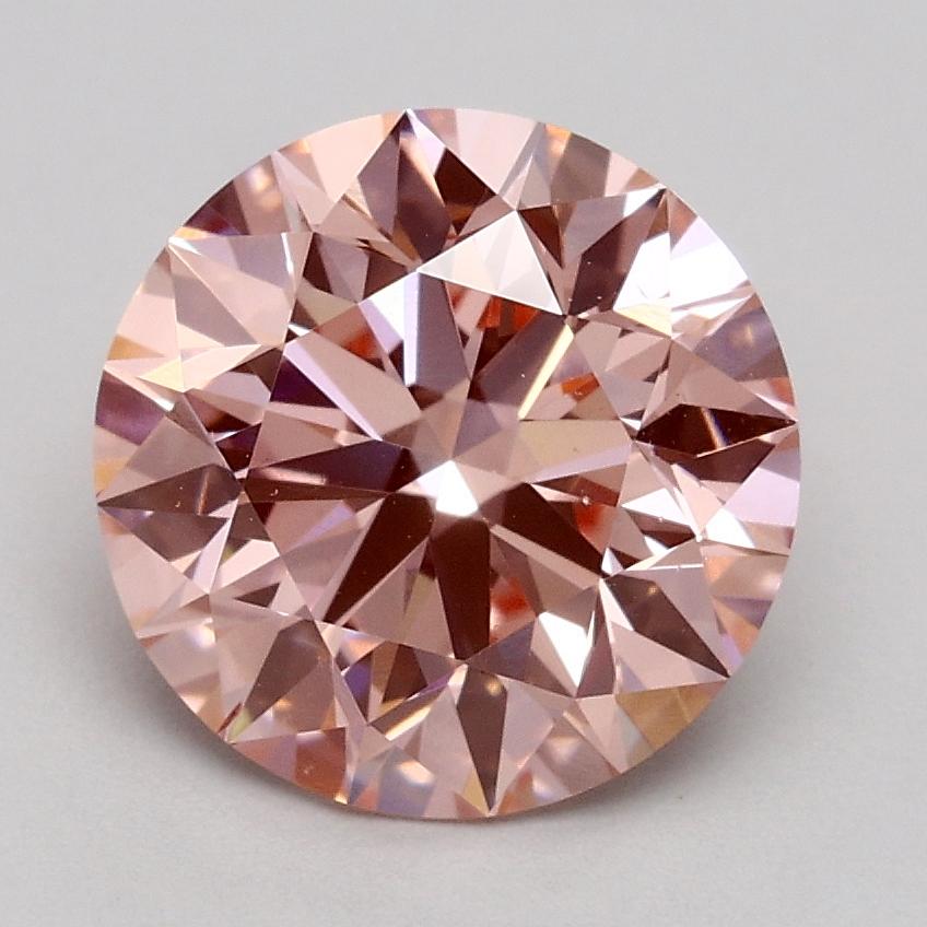 1.80 Ct. Fancy Intense Pink Round Lab Grown Diamond