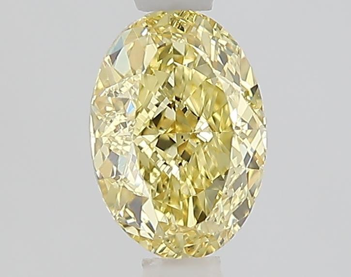 1.05 Ct. Fancy Intense Yellow Oval Lab Grown Diamond