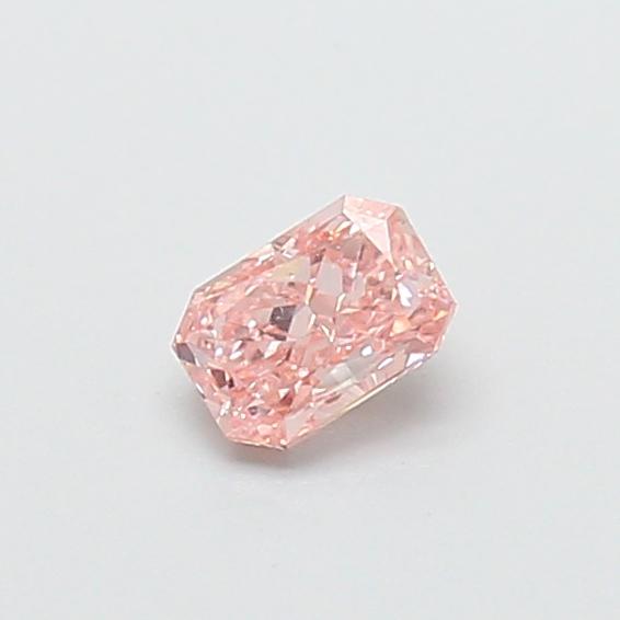 0.36 Ct. Fancy Vivid  Pink Radiant Lab Grown Diamond