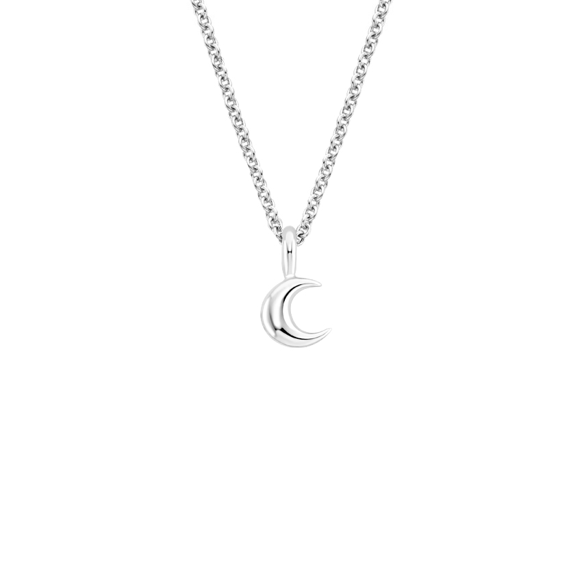 14k moon pendant