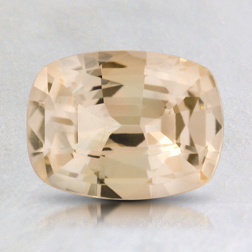8x6mm Peach Cushion Sapphire