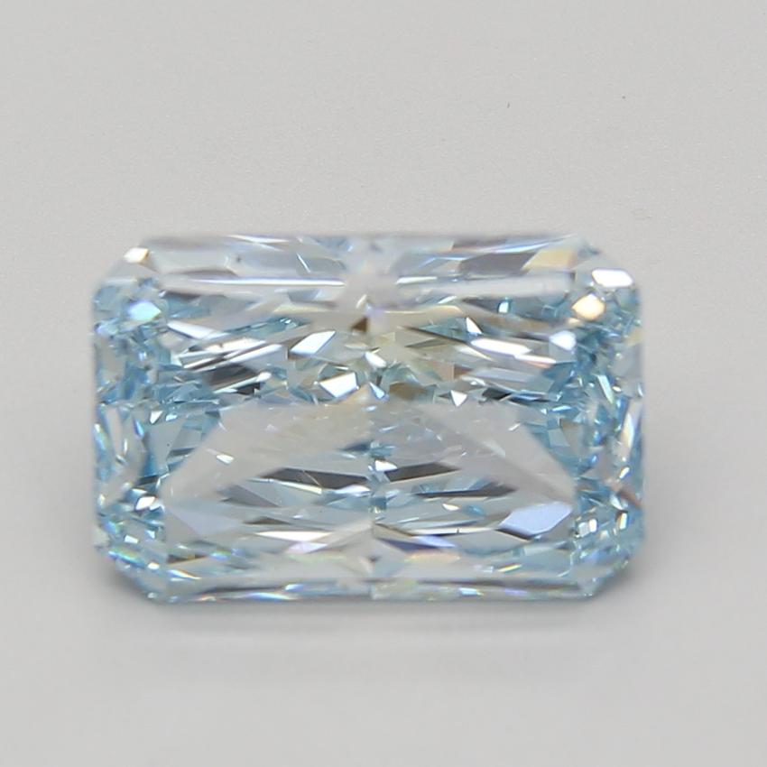5.05 Ct. Fancy Vivid Blue Radiant Lab Grown Diamond