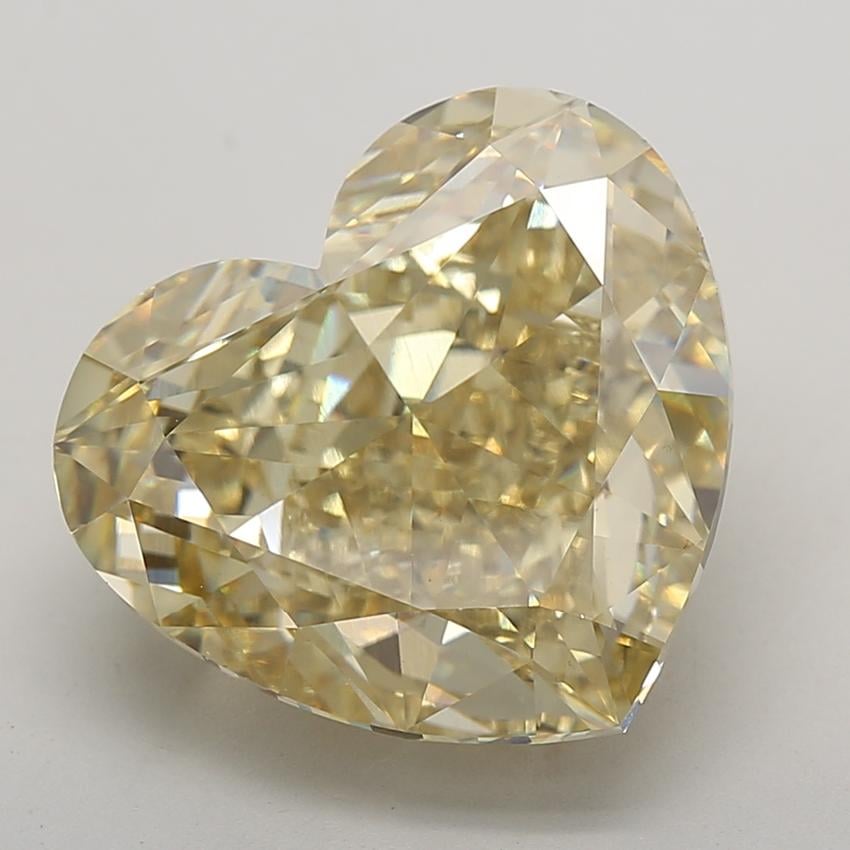 14.24 Ct. Fancy Intense Yellow Heart Lab Grown Diamond