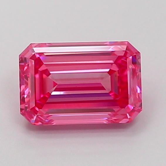 1.82 Ct. Fancy Vivid  Pink Emerald Lab Grown Diamond