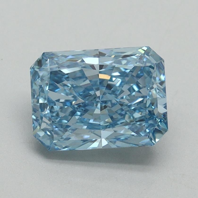 1.50 Ct. Fancy Vivid Blue Radiant Lab Grown Diamond