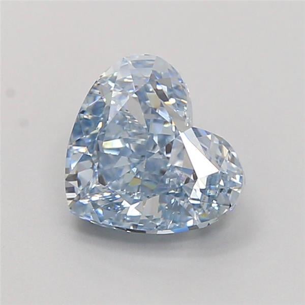 1.25 Ct. Fancy Intense  Blue Heart Lab Grown Diamond