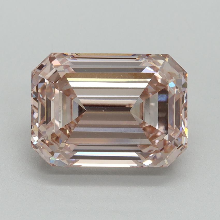 6.03 Ct. Fancy Intense Pink Emerald Lab Grown Diamond