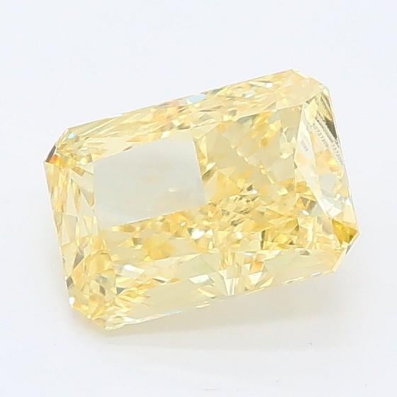 1.05 Ct. Fancy Vivid Yellow Radiant Lab Grown Diamond
