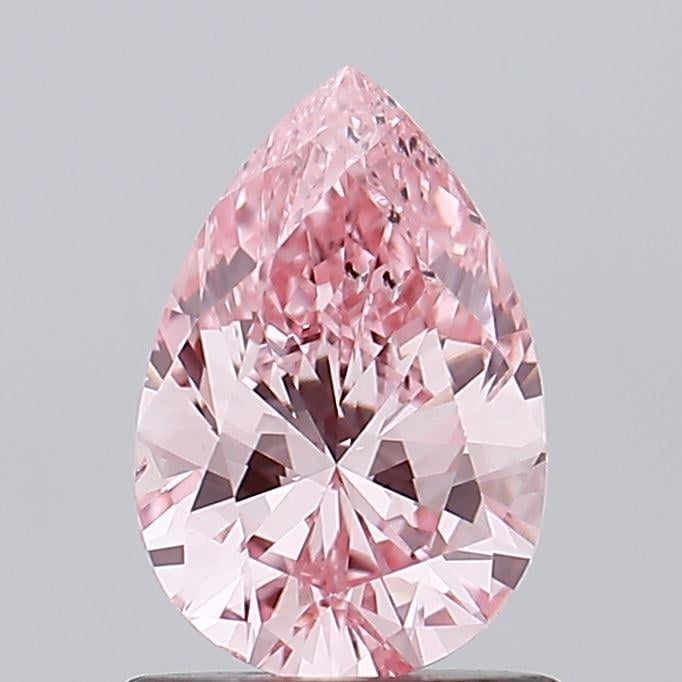 1.00 Ct. Fancy Vivid Pink Pear Lab Grown Diamond