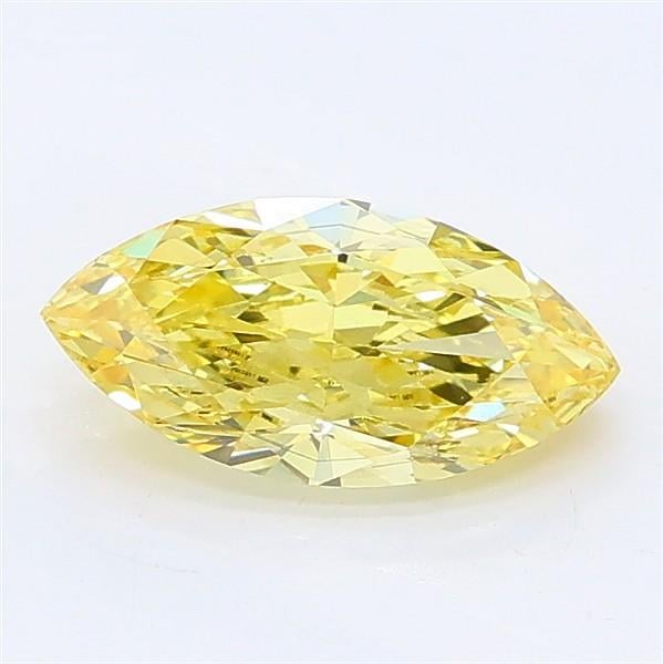 1.00 Ct. Fancy Intense Yellow Marquise Lab Grown Diamond