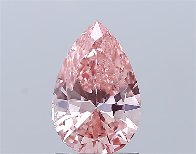 1.01 Ct. Fancy Vivid Pink Pear Lab Grown Diamond