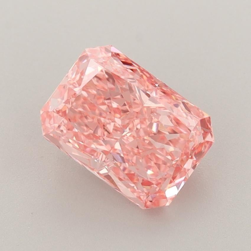 1.71 Ct. Fancy Pink Radiant Lab Grown Diamond