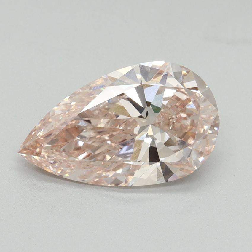 2.70 Ct. Fancy Intense Pink Pear Lab Grown Diamond