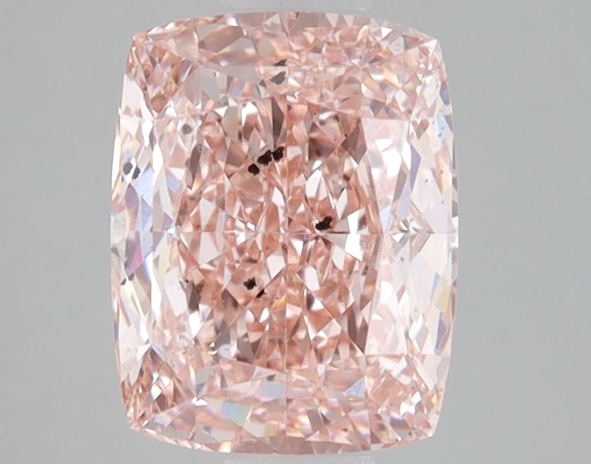 2.46 Ct. Fancy Intense Pink Cushion Lab Grown Diamond