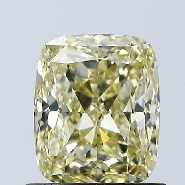 1.04 Ct. Fancy Intense Yellow Cushion Lab Grown Diamond