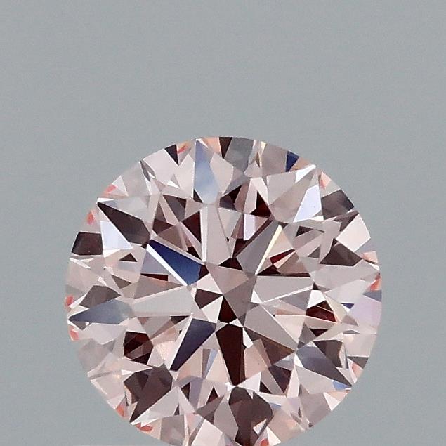 0.89 Ct. Fancy Intense Pink Round Lab Grown Diamond