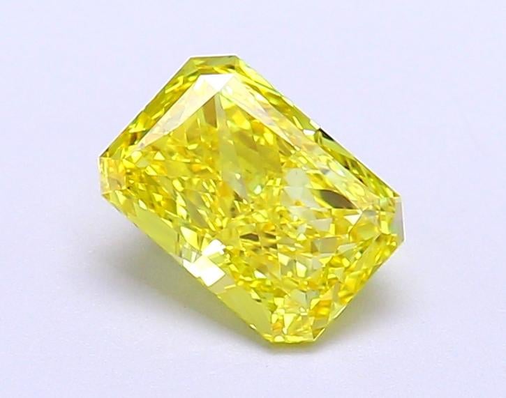 1.04 Ct. Fancy Vivid Yellow Radiant Lab Grown Diamond
