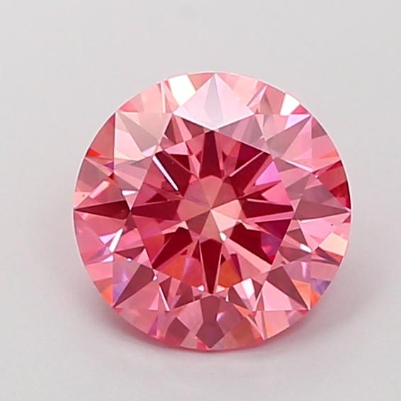 2.08 Ct. Fancy Vivid Pink Round Lab Grown Diamond