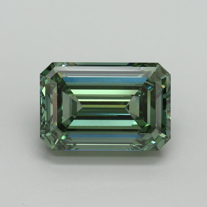 6.51 Ct. Fancy Vivid Green Emerald Lab Grown Diamond