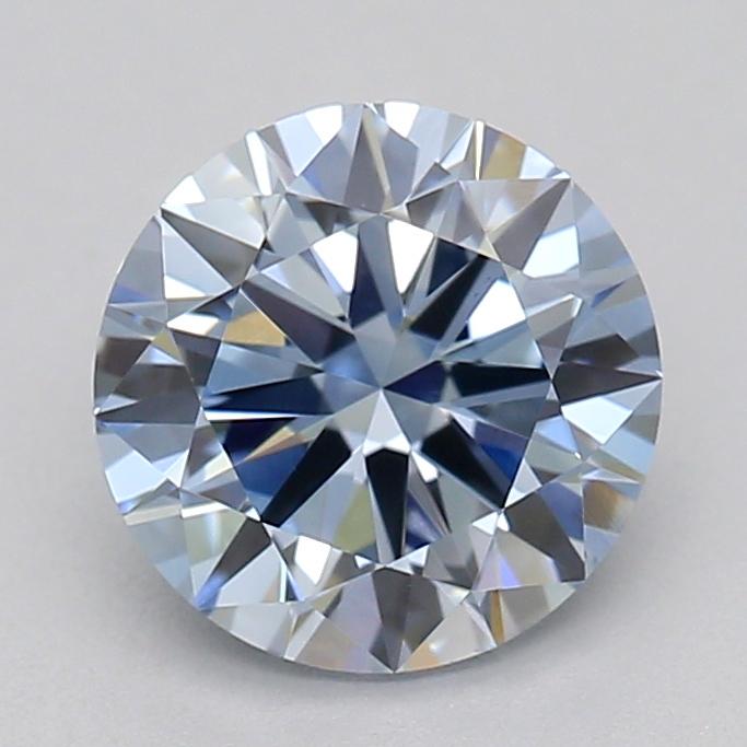 1.00 Ct. Fancy  Blue Round Lab Grown Diamond