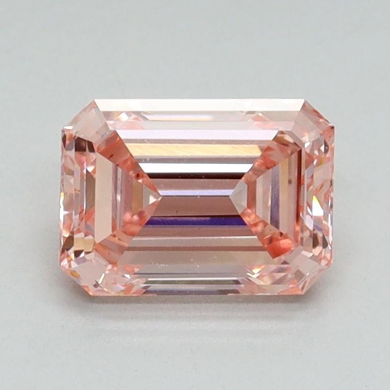 1.22 Ct. Fancy Vivid Pink Emerald Lab Grown Diamond