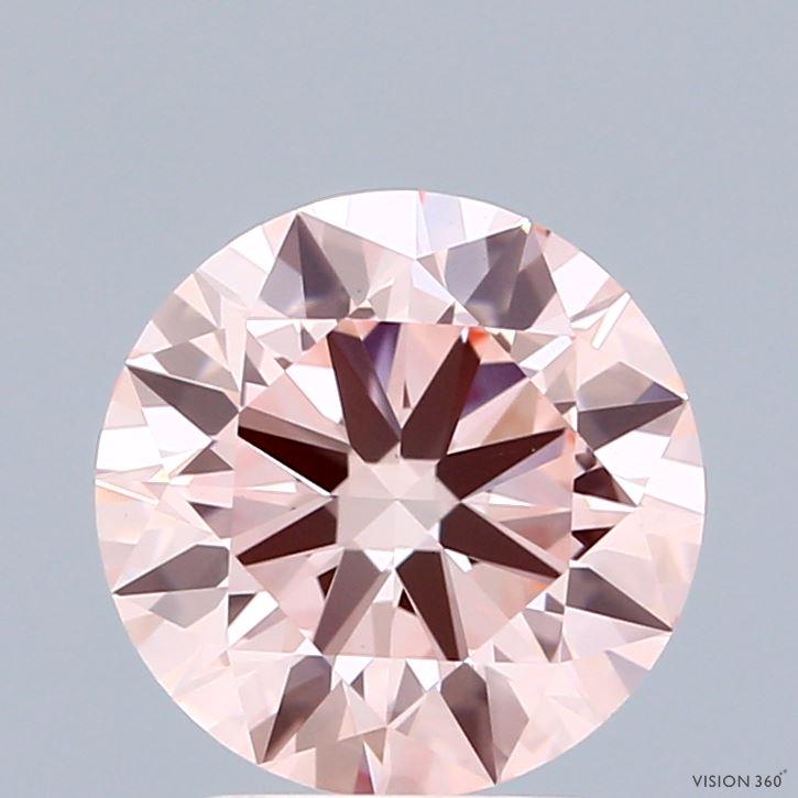 2.20 Ct. Fancy Intense  Pink Round Lab Grown Diamond