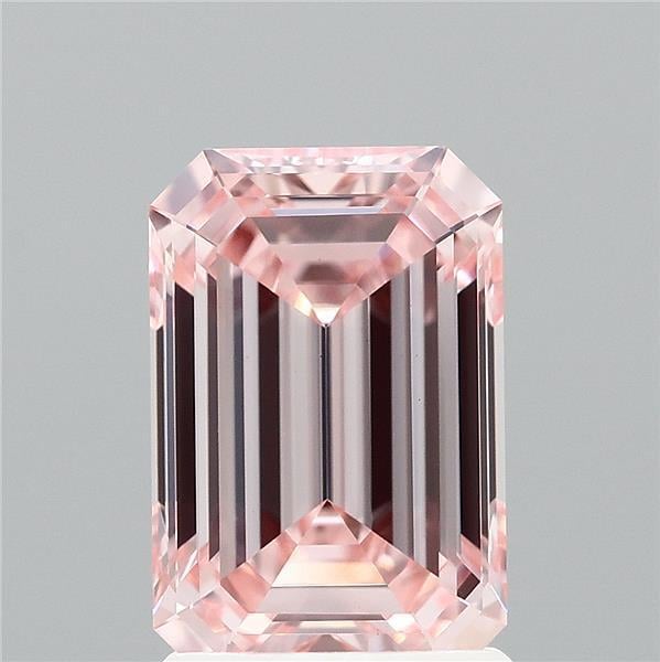 1.58 Ct. Fancy Intense  Pink Emerald Lab Grown Diamond