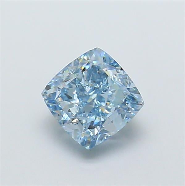 1.67 Ct. Fancy Vivid Blue Cushion Lab Grown Diamond