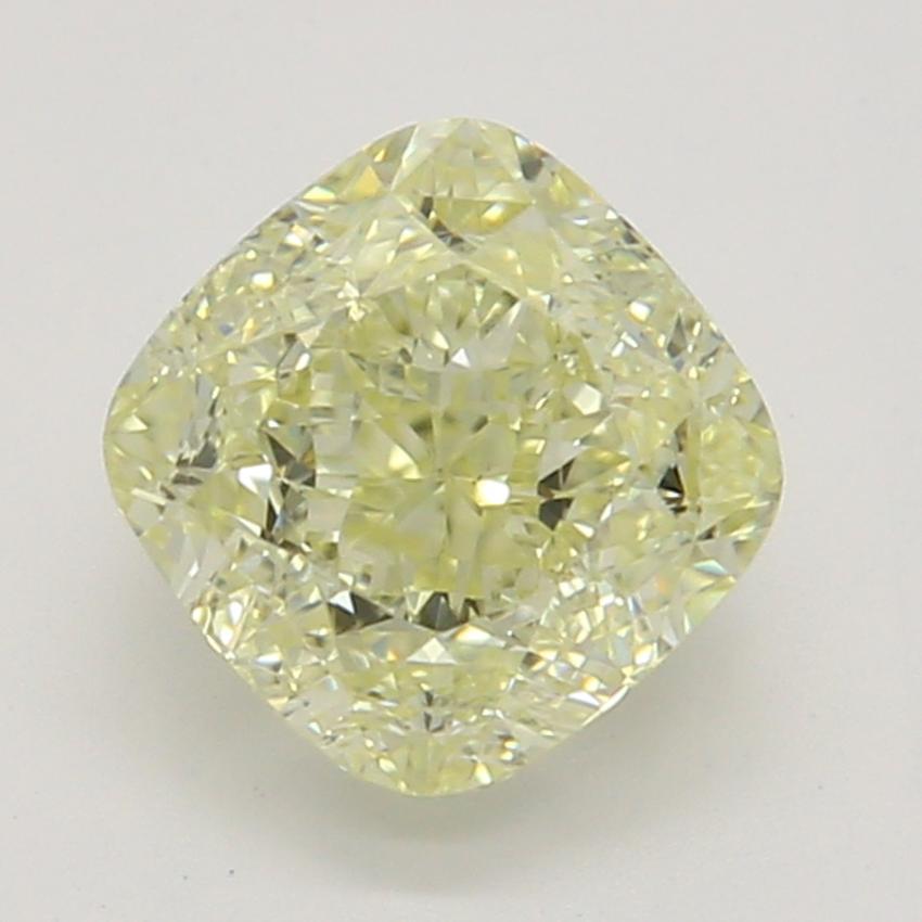 0.71 Ct. Fancy Light Yellow Cushion Diamond